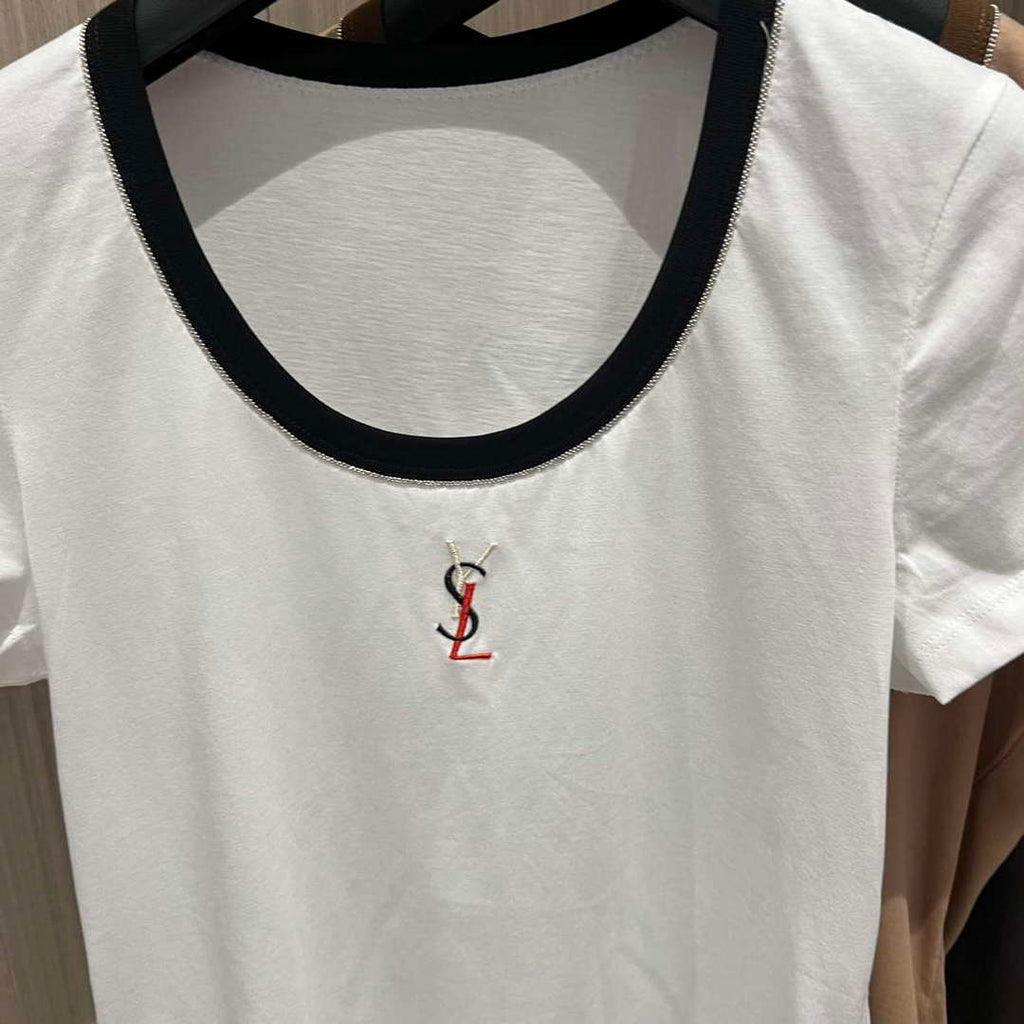 YSL Women's T-shirt Fashion Clothing Y51520