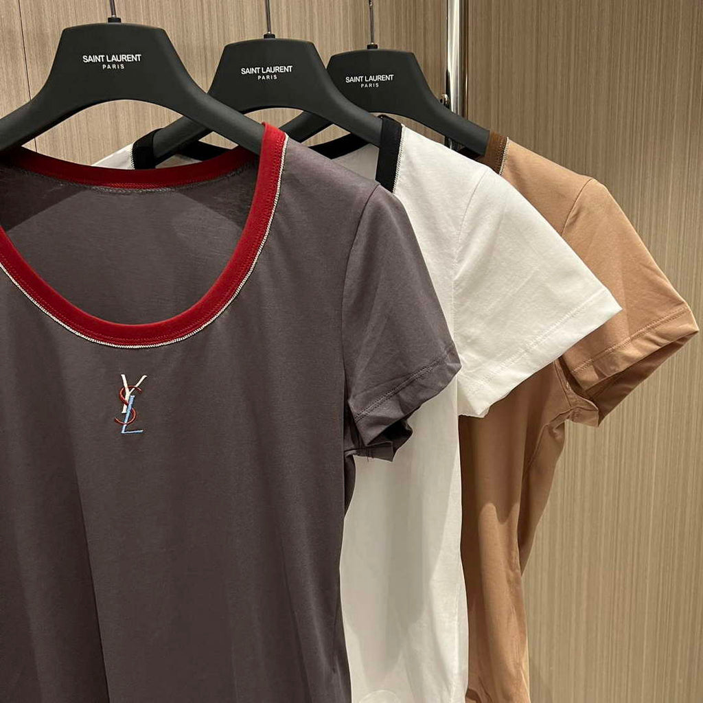 YSL Women's T-shirt Fashion Clothing Y51520