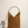 YSLY MINI TOTE IN LEATHER 840491 Suede Brown