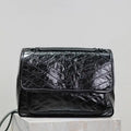 Yves Saint Laurent YSL 498830 Niki Large In Quilted Leather Bag Black